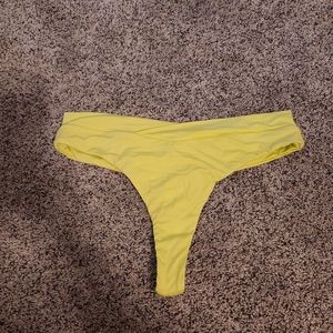 FINAL CLEARANCE PRICE Voda Swim lime high waist cheeky bottoms